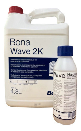 Bona Wave 2k Base Agua Pisos/muebles Acabado Semimate