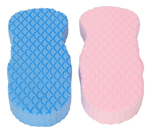 Esponja De Baño Exfoliante Suave, 2 Unidades, 3d De Alta Res