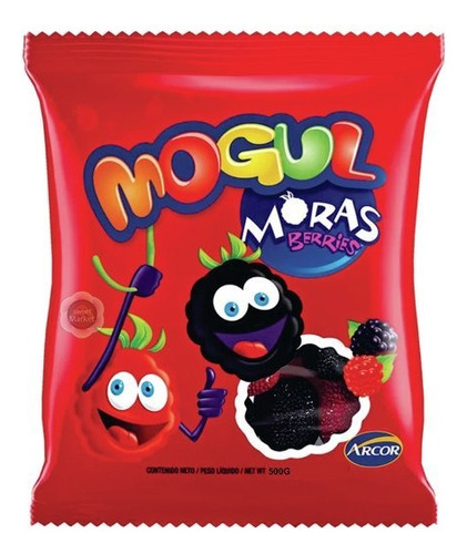 Gomitas Mogul Moras Bolsa 500g Sin Tacc Souvenir Candy Bar