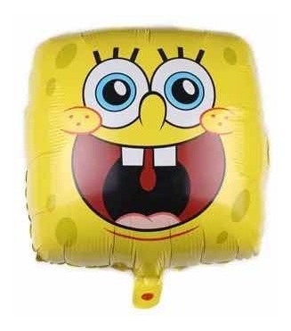 Globo Metálico Caras Bob Esponja