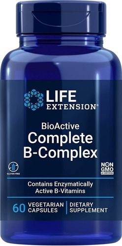 Complete B-complex Vegetarianas Life Extension 60caps,