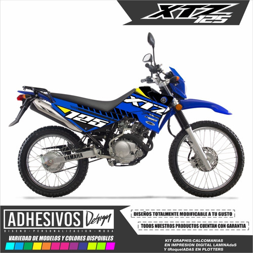 Calcomanias Yamaha Xtz 125 Personalizadas Kit De Stickers