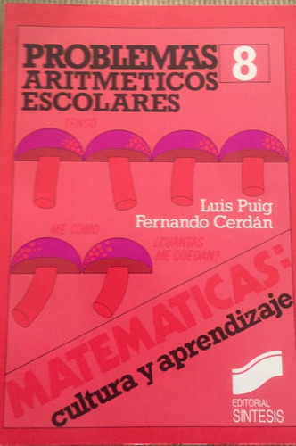 Libro Matematicas  Problemas Aritmeticos Escolares N° 8