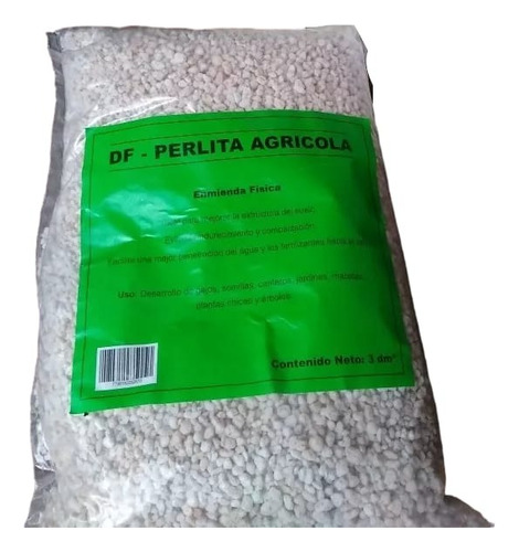 Promo Pack 3 Bolsas De Perlita Agricola De 3 Litros C/u
