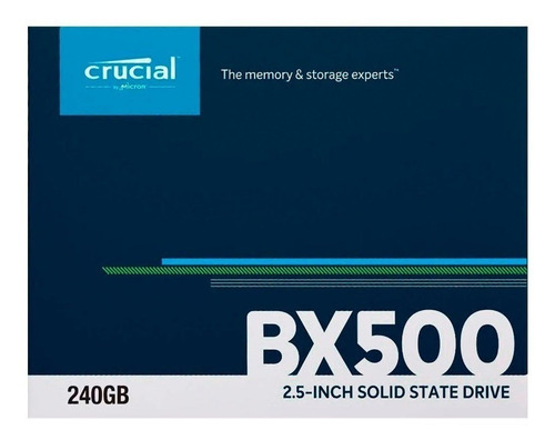 Disco sólido interno Crucial CT240BX500SSD1 240GB negro