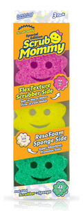 Scrub Daddy Juego De Esponja Scrub Mommy Power Flower - Espo