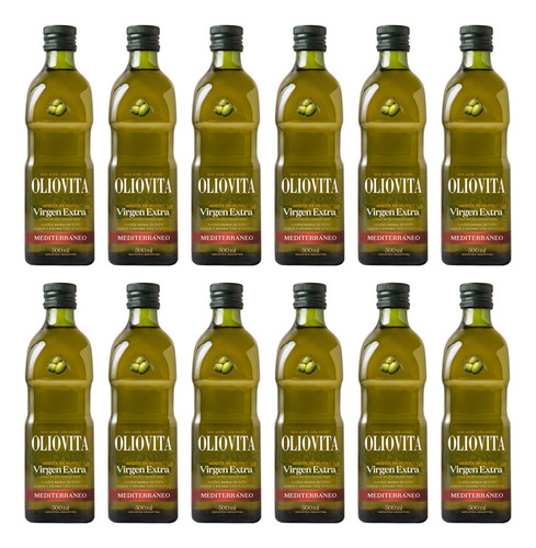 Aceite De Oliva Oliovita Mediterraneo Vidrio 500ml Pack X12