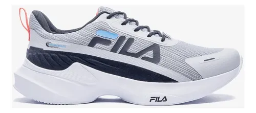Tênis Masculino Fila Progress Lite Cinza Preto Azul