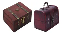 Comprar Estuche Joyero Diseño Cofre De Tesoros Vintage De Madera