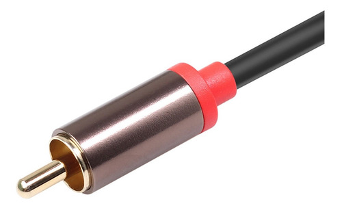 Imagen 6 de 8 de Cable Rca Hifi Estéreo De 3,5 Mm A 2rca Cable De Audio Aux R