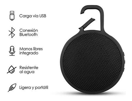 Bocina Bluetooth Portátil Contra Agua Con Manos Libres,ideal