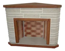 Comprar Hogar Esquinero Solo Sin Leños Simil Piedra Simil Madera