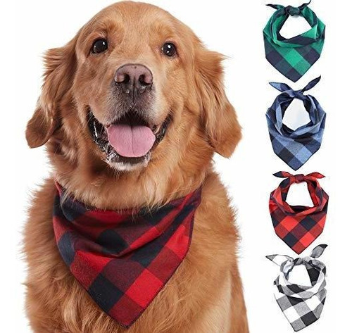 Bufalo Estilo Odi Bandana Para Perro 4 Unidades Pañuelos D