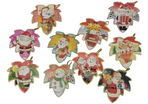 15 Tarjetitas Tarjetas De Navidad P/ Regalos 6x6cm Surtida