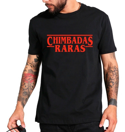 Camiseta Stranger Things Chimbadas Raras