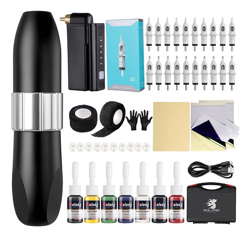 Kit De Tatuaje Rotativa Rca Profesional Con Lápiz De Tatuaje