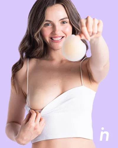 Cubre Pezón Más Cinta Adhesiva Invisible Ropa Doble Faz
