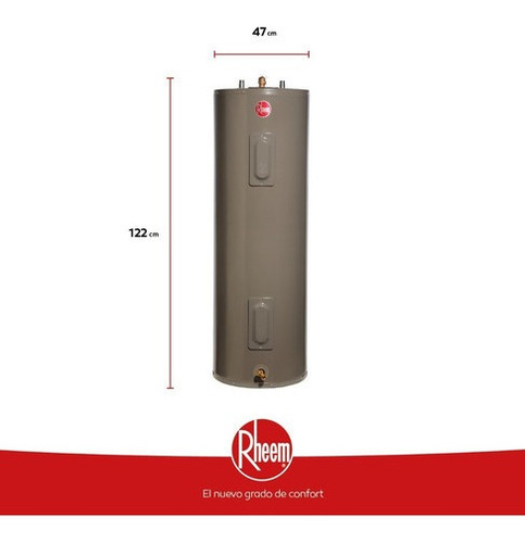Imagen 2 de 8 de Termo Eléctrico Rheem 114 Litros Piso 220v 2kw Everkleen