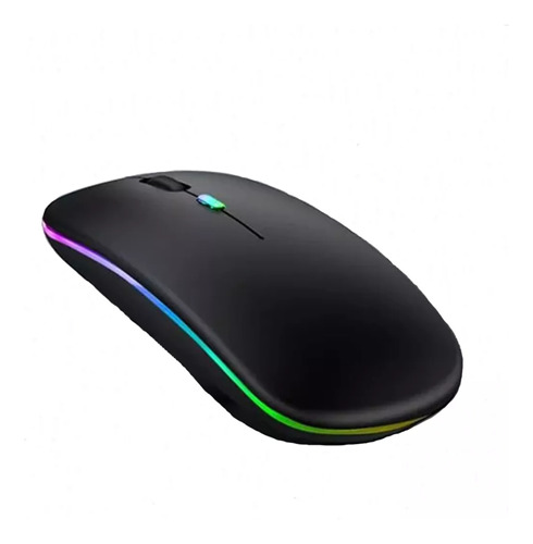 Mouse Sem Fio Para Notebook Bluetooth Recarregável Led Rgb