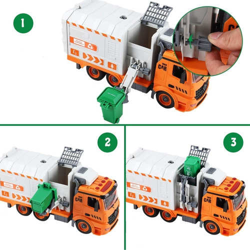 Imagen 2 de 7 de Camion Basurero 61 Piezas Con Luces Y Sonidos Bestoys