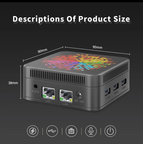 Mini Pc Intel N100 Ddr4 4 Core Smart Mini Pc 16gb 512gb