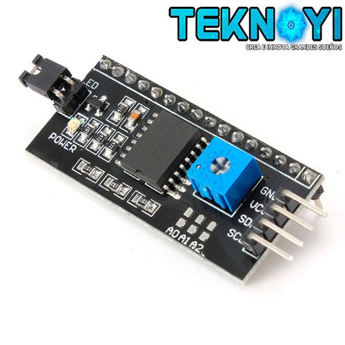 Paquete De 4 Interfaces De Conversión I2c Para Lcd.