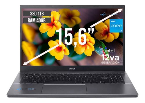 Portatil Acer Aspire Intel Core I5 12450h Ssd 1tb+ Ram 40gb