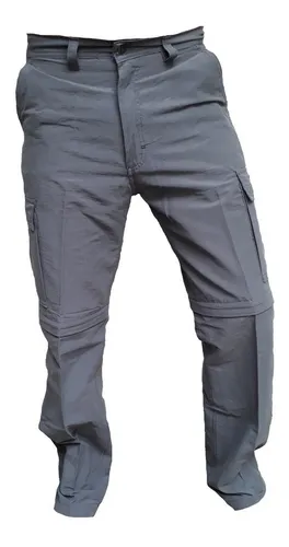 Pantalon Cargo Desmontable Hombre Secado Rapido Trekking