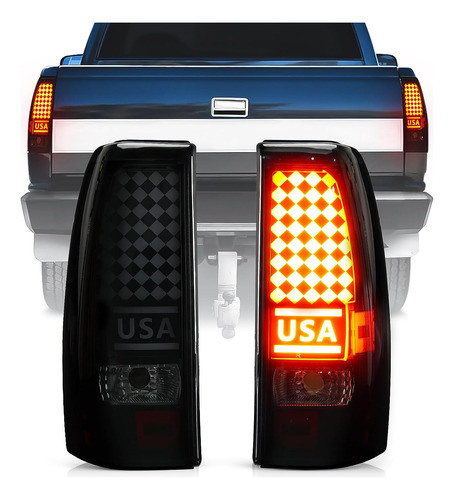 Bomusou Luz Trasera Para Chevy Silverado 1500 2500 Hd 1999-2