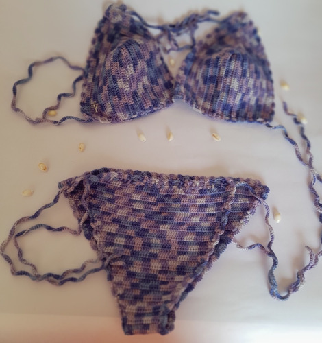 Traje De Baño Tejido A Crochet