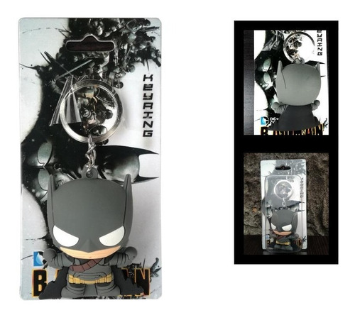 Llavero Coleccionable, Batman Cómic, Superheroe Pvc Silicona