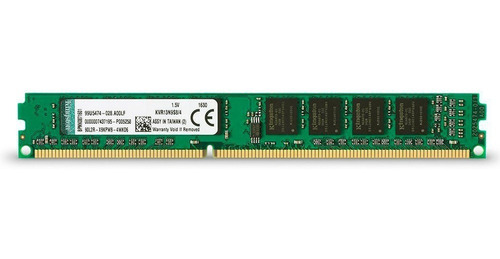 Imagen 2 de 2 de Memoria RAM ValueRAM color verde 4GB 1 Kingston KVR16N11S8/4WP