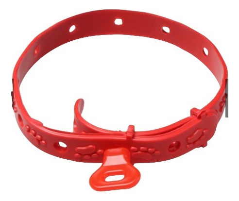 Collar Anti Plagas Y Pulgas - Color Rojo