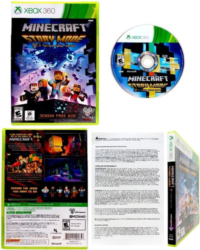 Minecraft Story Mode Xbox 360 En Español (Reacondicionado)