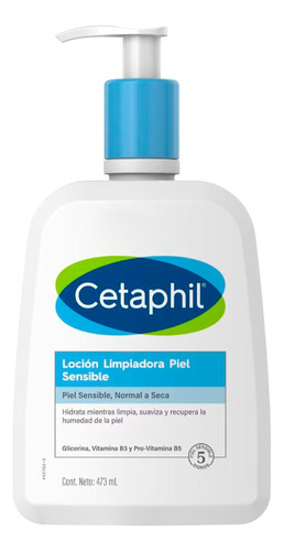  Cetaphil Loción Limpiadora Piel Sensible 473 Ml