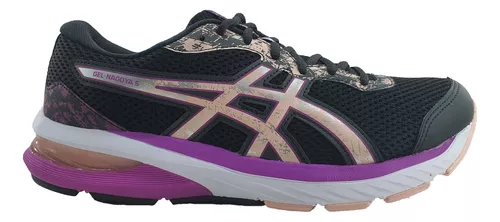 Zapatilla Asics Mujer Gel Nagoya 4 Negro/violeta