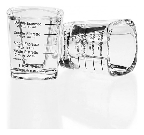 Od Vasos Medidores De Expreso For Baristas De 2 Onzas, 2