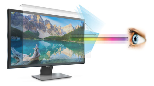 Filtro De Pantalla Anti Luz Azul Para Monitor De Escritorio