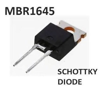 Diodo Mbr1645 45v 16a Schottky