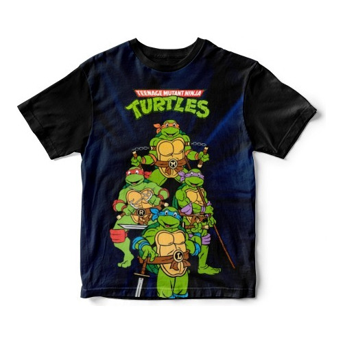 Franela Para Niños De Tortugas Ninjas 