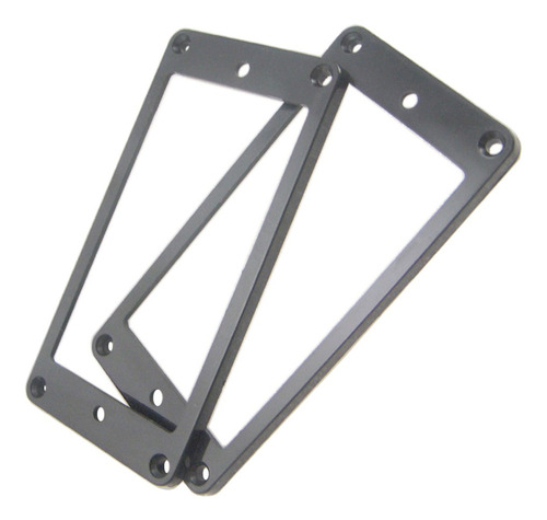 2pcs Plástico Plano Humbucker Marco De Montaje De Recogida