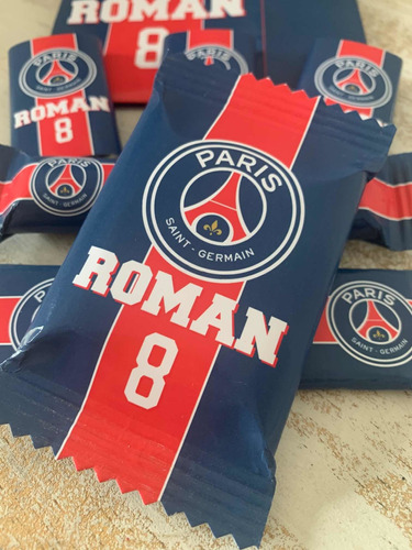 Candy Bar  Messi Psg Paris Saint Germain 10 Chicos Golosina