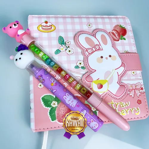 iMimo Shop - Kit Papelaria Fofa Kawaii 15 Pçs - Desconto no Preço