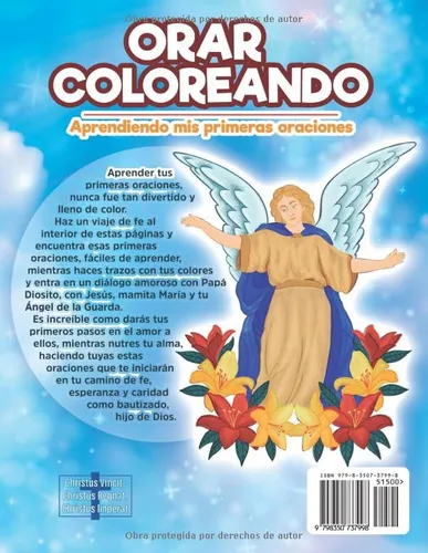 Orar Coloreando: Aprendiendo Mis Primeras Oraciones (spanish