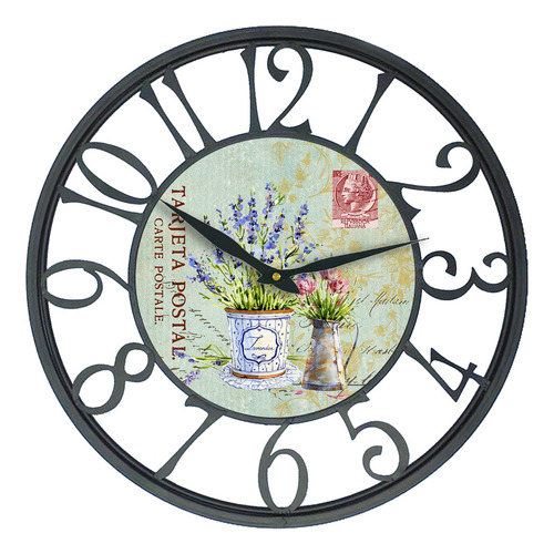 Toright Reloj De Pared De Cocina Tarjeta Postal Reloj De Pa.