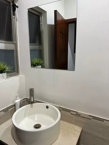 Espejo de baño rectangular con canto pulido