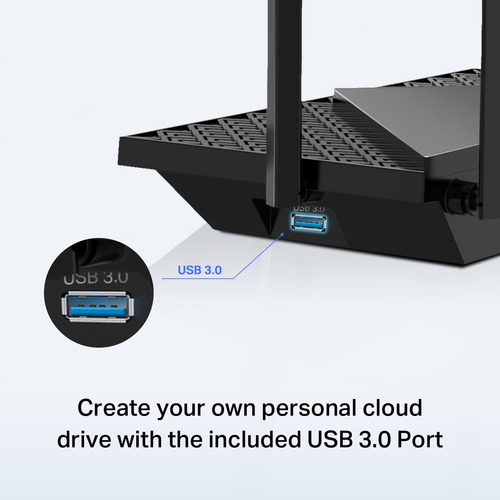 Router Wifi 6 Tp-link Archer Ax72 Pro Ax5400 Con Puerto De 2