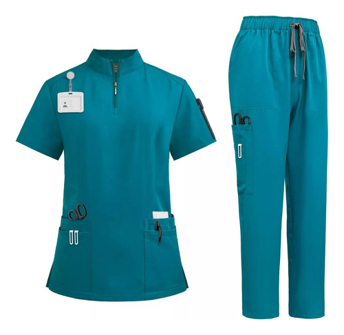 Conjunto De Uniforme Médico De Enfermería Para Mujer