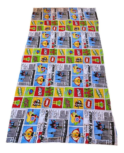 Imagen 1 de 6 de Lona Manta Para La Playa Estampada, Lona Playera