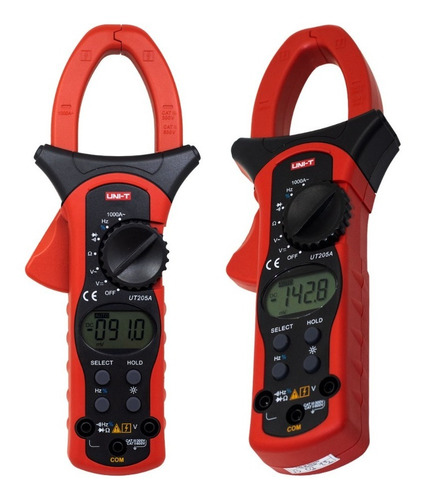 Pinza Amperimétrica Digital Ut-205a Uni-t -mihaba